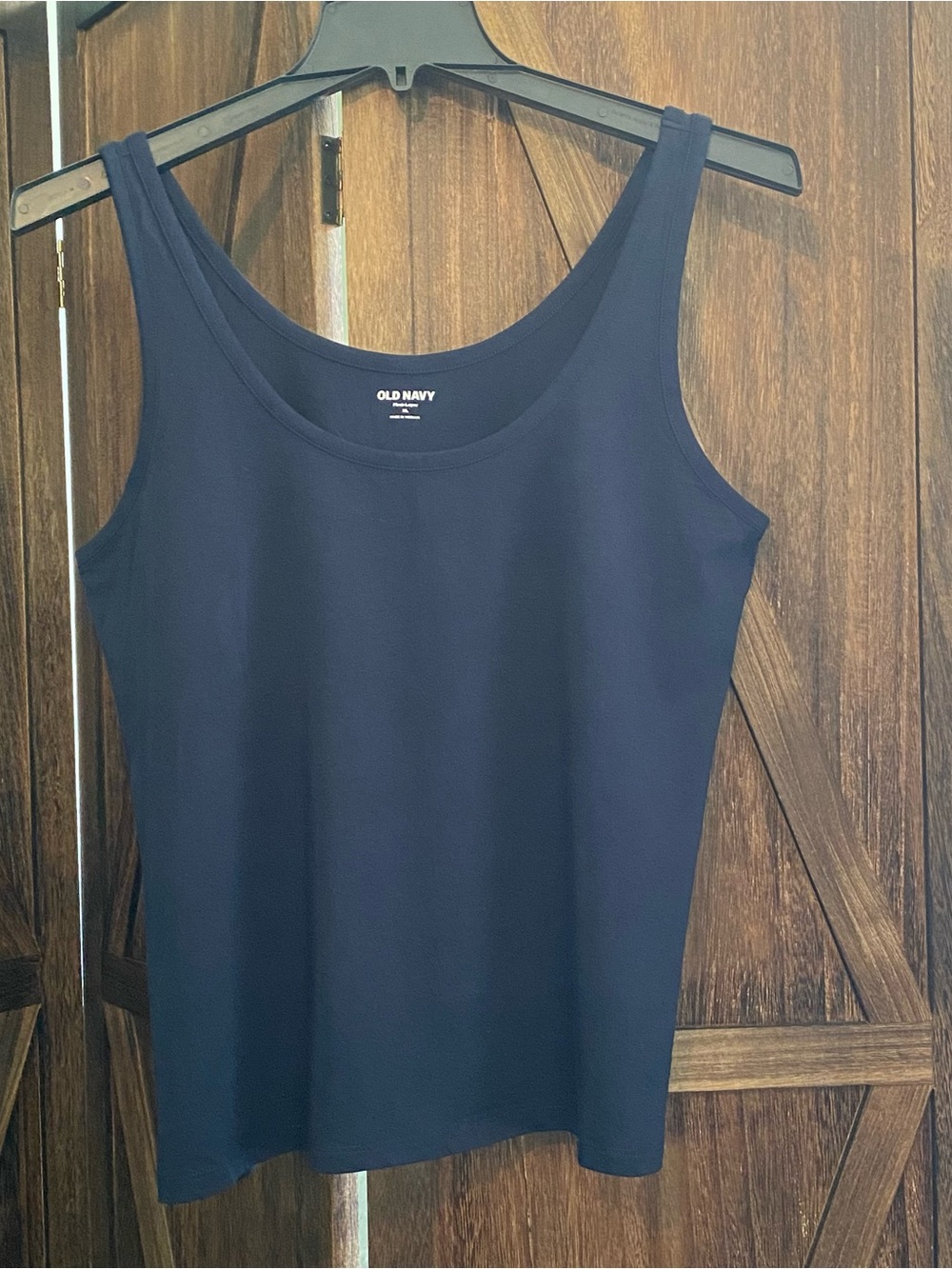 Old Navy Women's Navy Blue Scoop Neck Tank Top